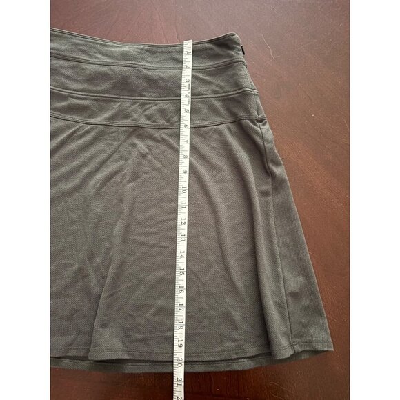 Athleta Skyose Ponte Twill Casual Golf Tennis Sporty Mini Skirt Grey Size 6 Tall - Picture 11 of 11